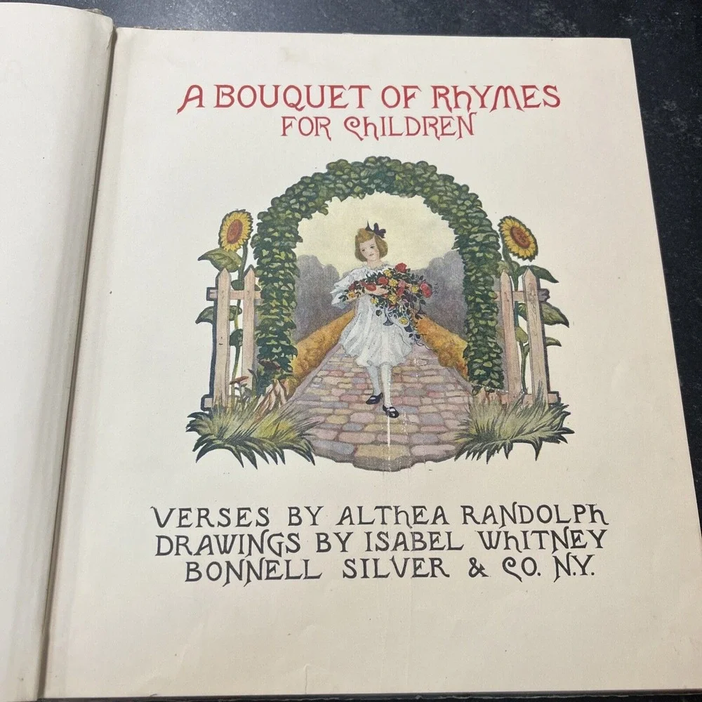 Althea Randolph‎ / BOUQUET OF RHYMES FOR CHILDREN VERSES BY RANDOLPH 1909